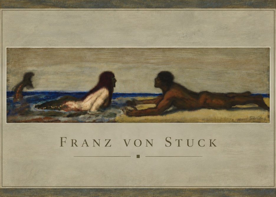 Franz von Stuck Mermaids No4 - Plakat