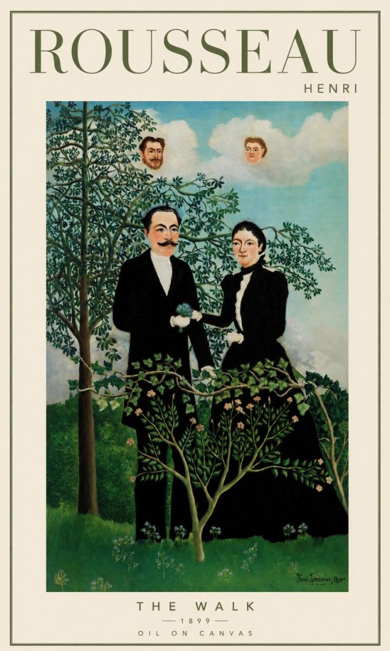 Rousseau The Walk No3 - Plakat