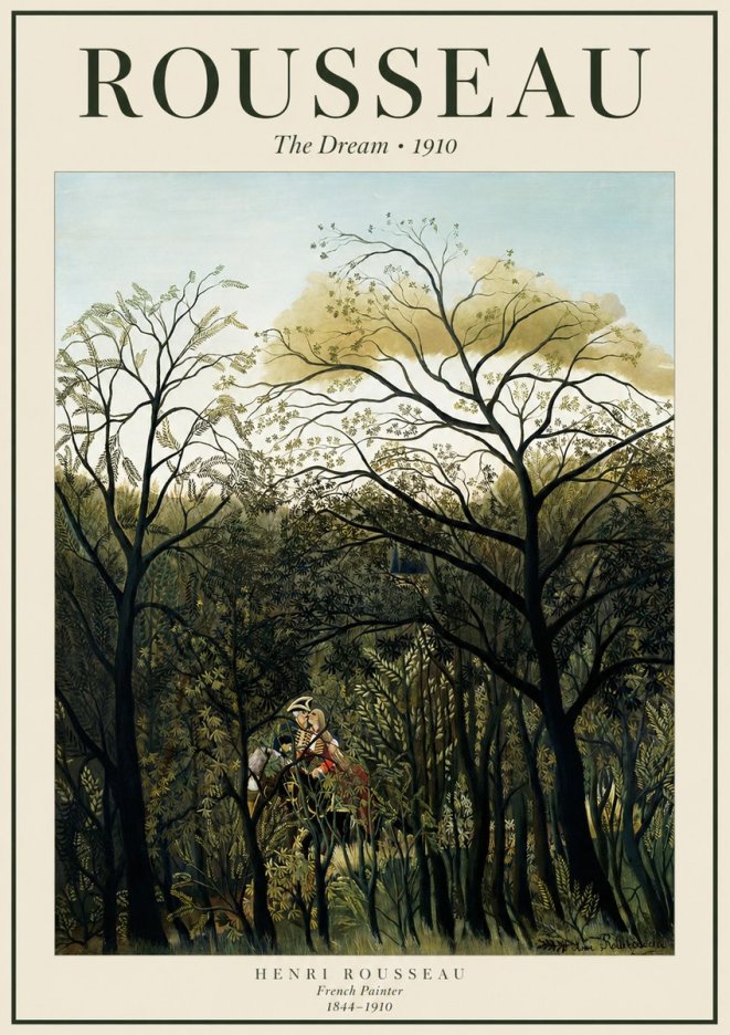 Rousseau The Dream I No1 - Plakat