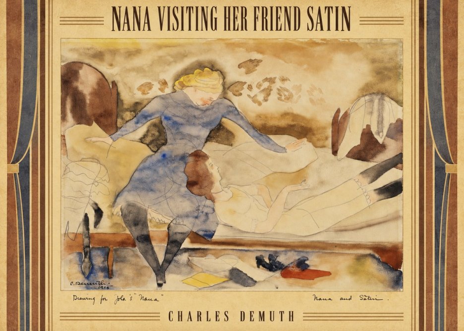 Charles Demuth Nana Visiting Her Friend Satin No5 - Plakat