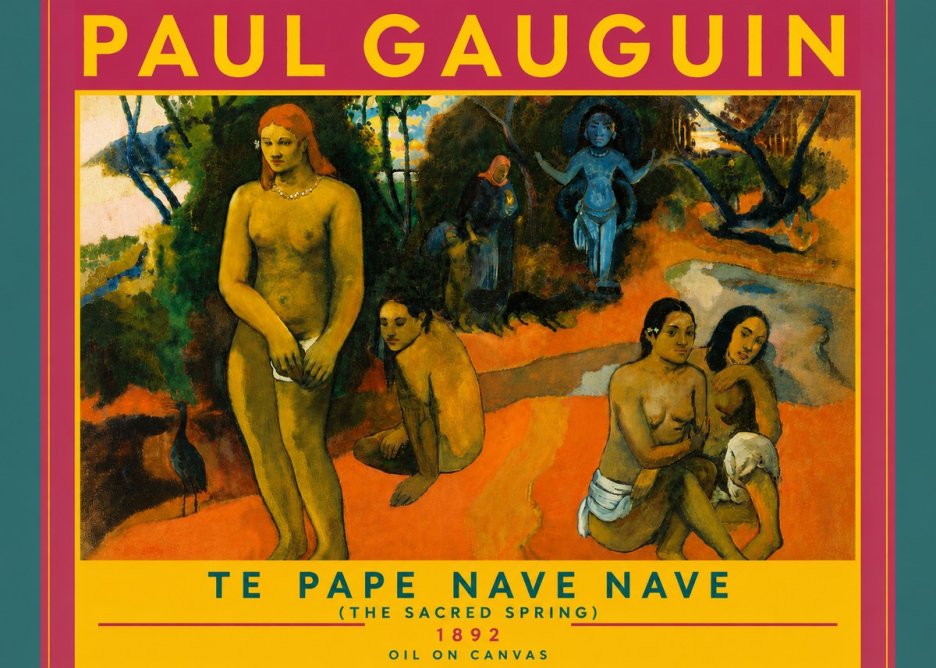 Paul Gauguin Te Pape Nave Nave (the Sacred Spring) No6 - Plakat
