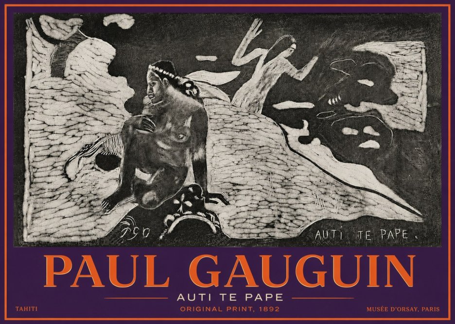 Paul Gauguin Auti Te Pape No5 - Plakat
