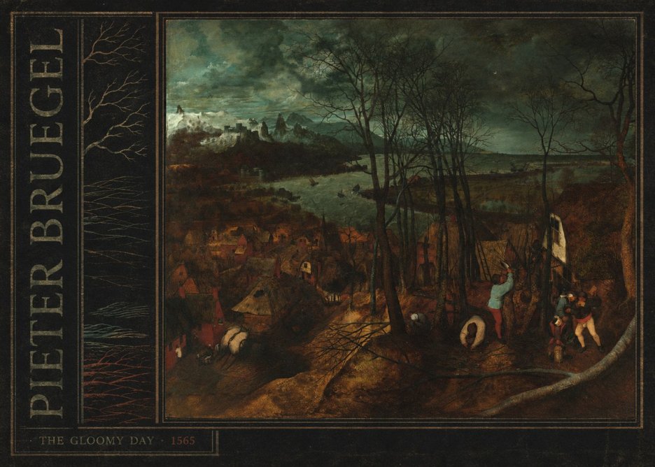 Pieter Bruegel The Gloomy Day No2 - Plakat