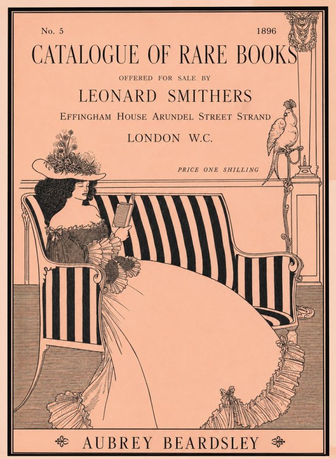Aubrey Beardsley Catalogue of Rare Books No3 - Plakat