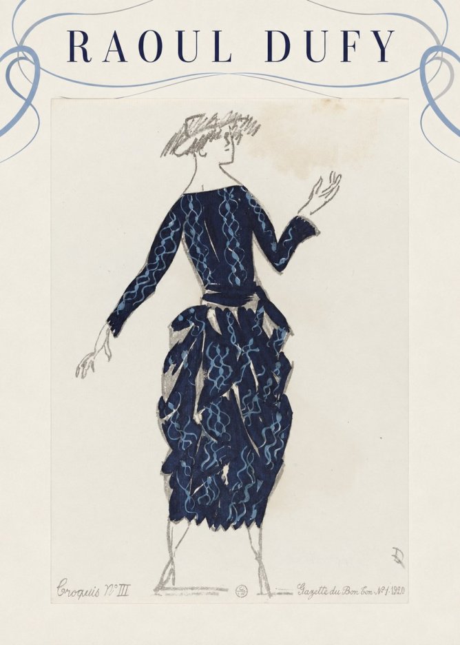 Raoul Dufy Croquis N°iii No3 - Plakat