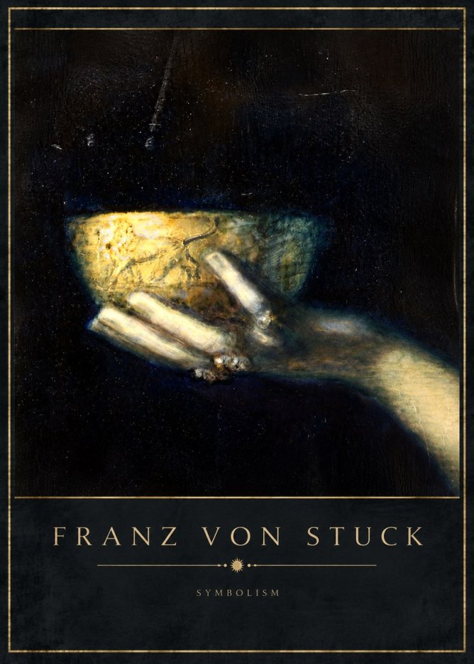 Franz von Stuck Die Schöne Hand Mit Der Schale No6 - Plakat