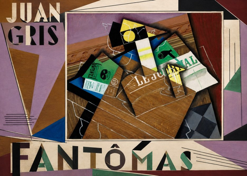 Juan Gris Fantômas I No2 - Plakat