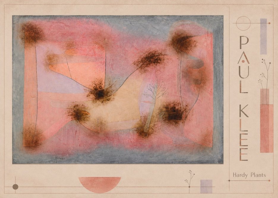 Paul Klee Hardy Plants I No2 - Plakat