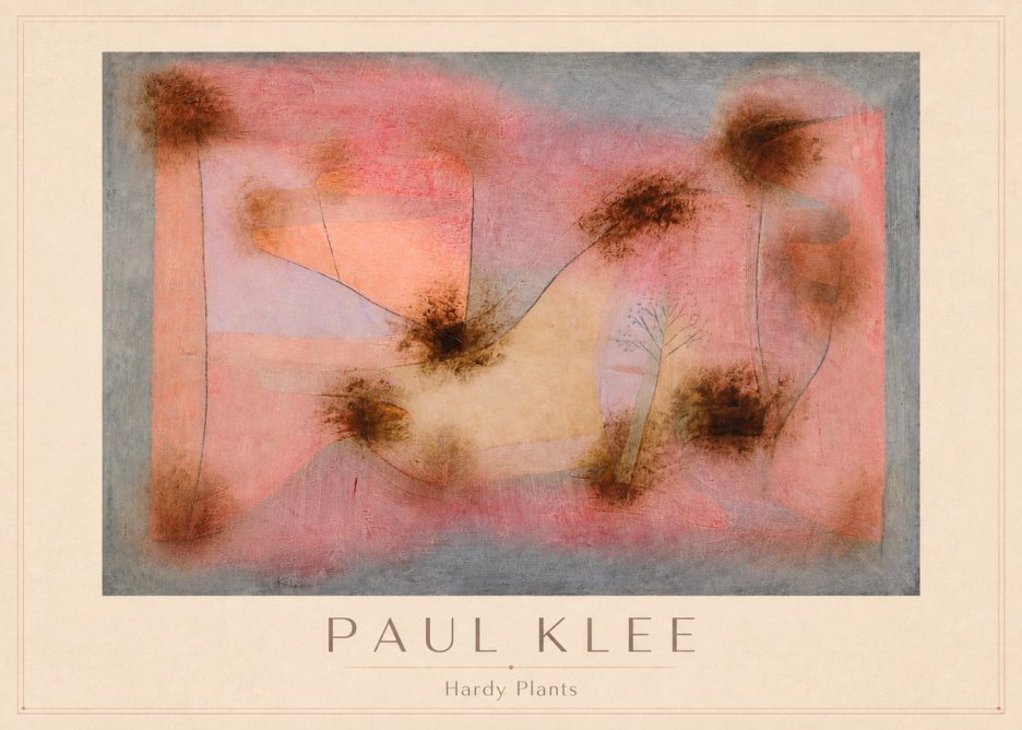 Paul Klee Hardy Plants I No3 - Plakat