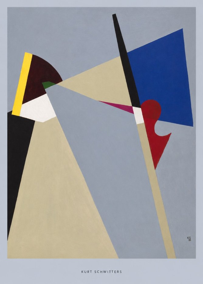 Kurt Schwitters Abstract Composition No6 - Plakat