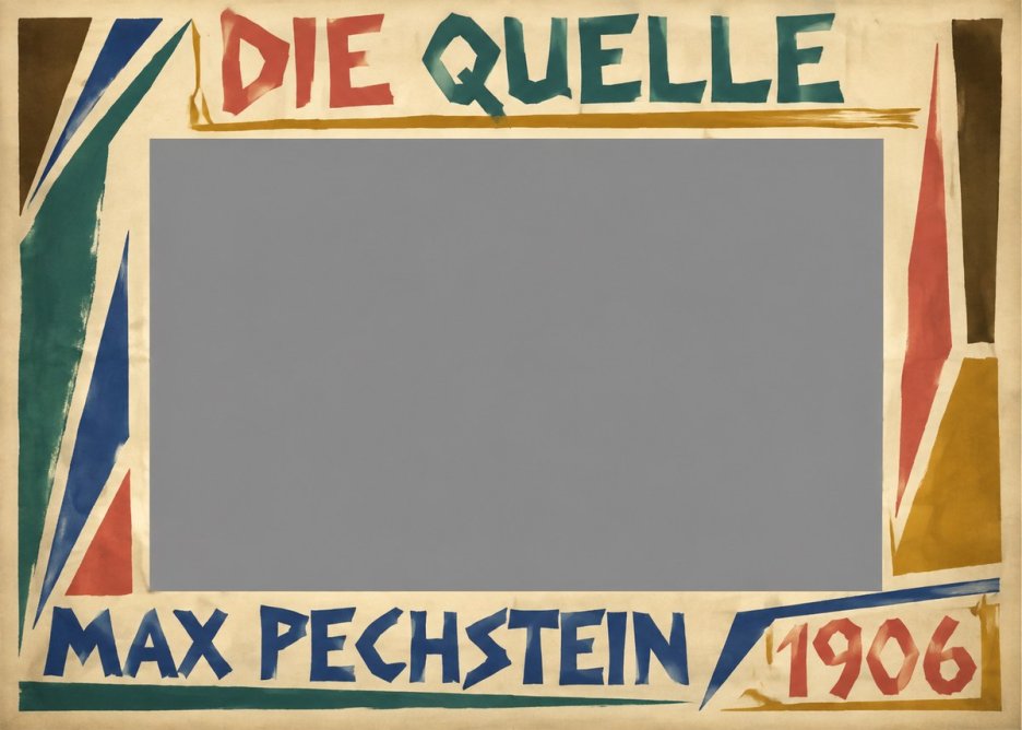 Max Pechstein Die Quelle No1 - Plakat
