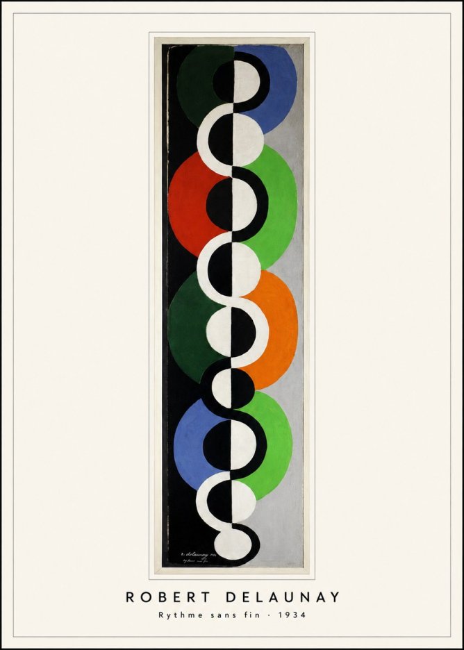 Robert Delaunay Rythme Sans Fin I No4 - Plakat