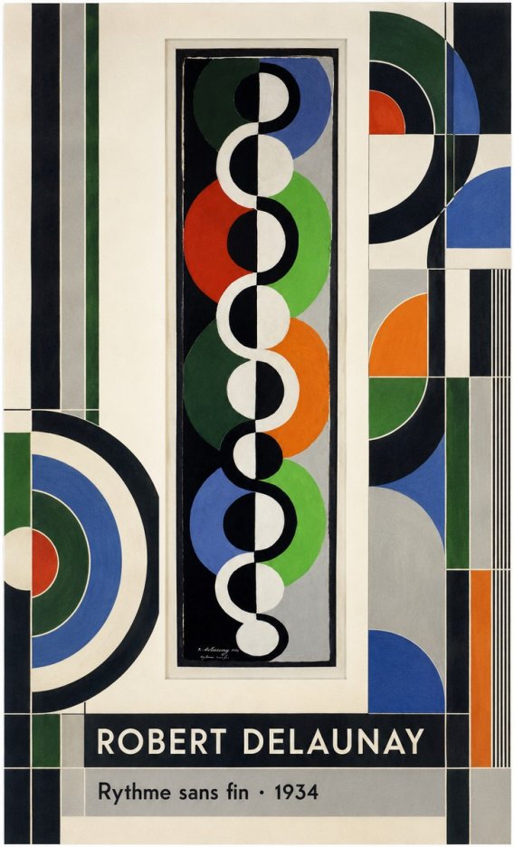 Robert Delaunay Rythme Sans Fin I No5 - Plakat