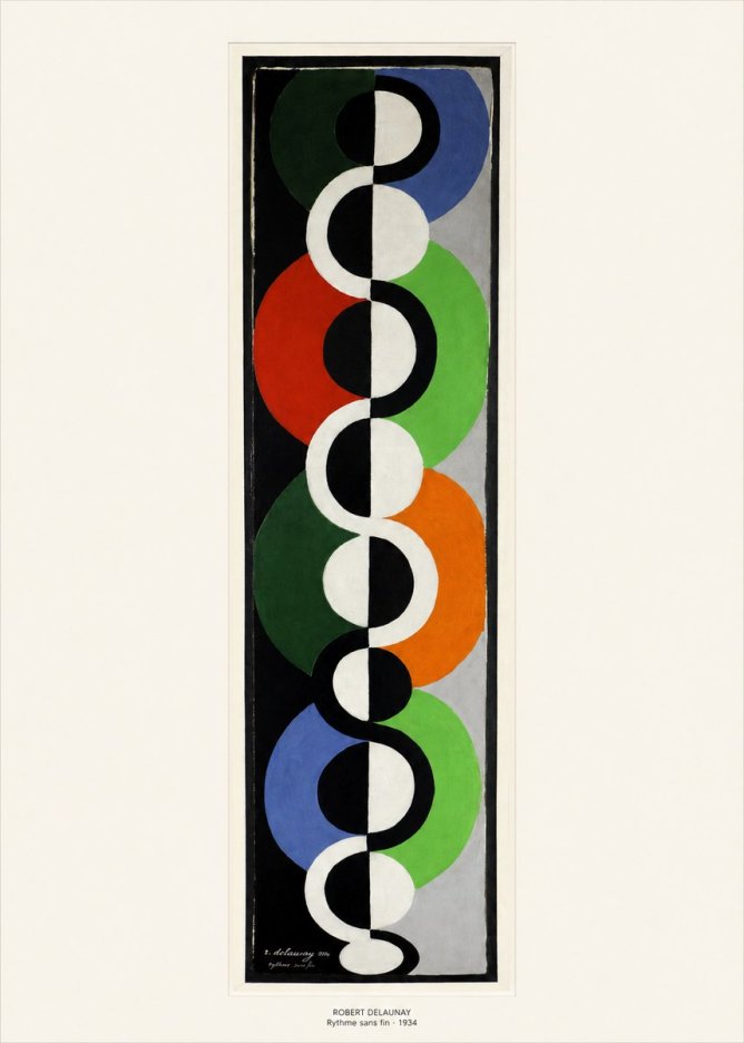 Robert Delaunay Rythme Sans Fin I No6 - Plakat