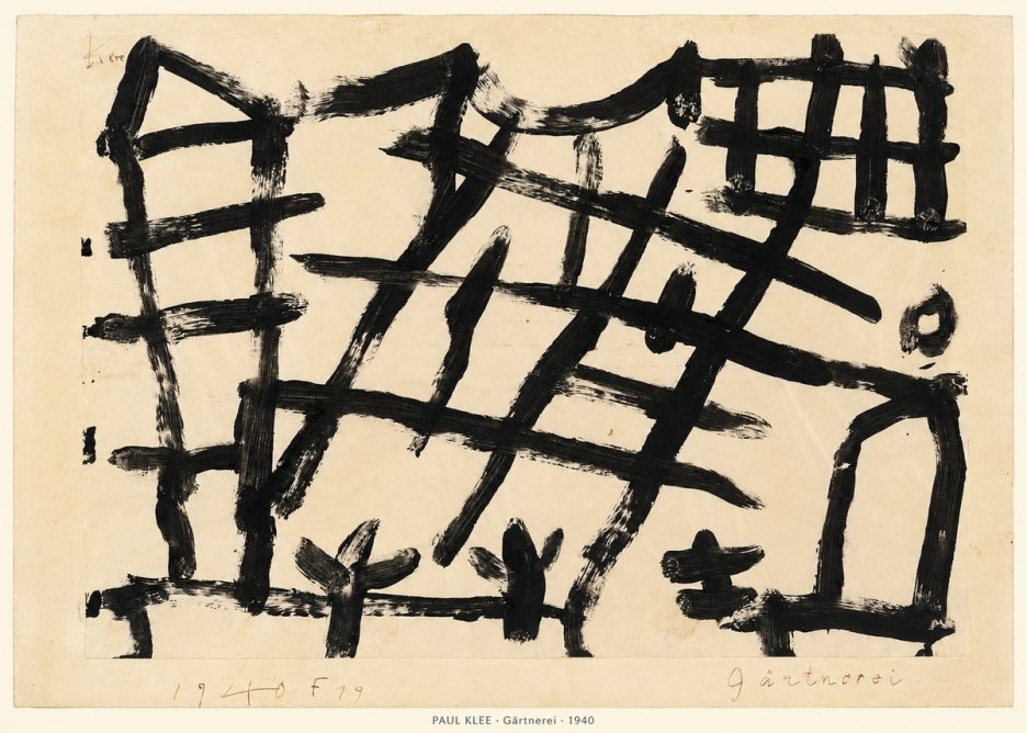 Paul Klee Gärtnerei No6 - Plakat