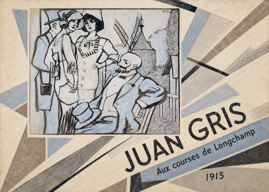 Juan Gris Aux Courses De Longchamp No6 - Plakat