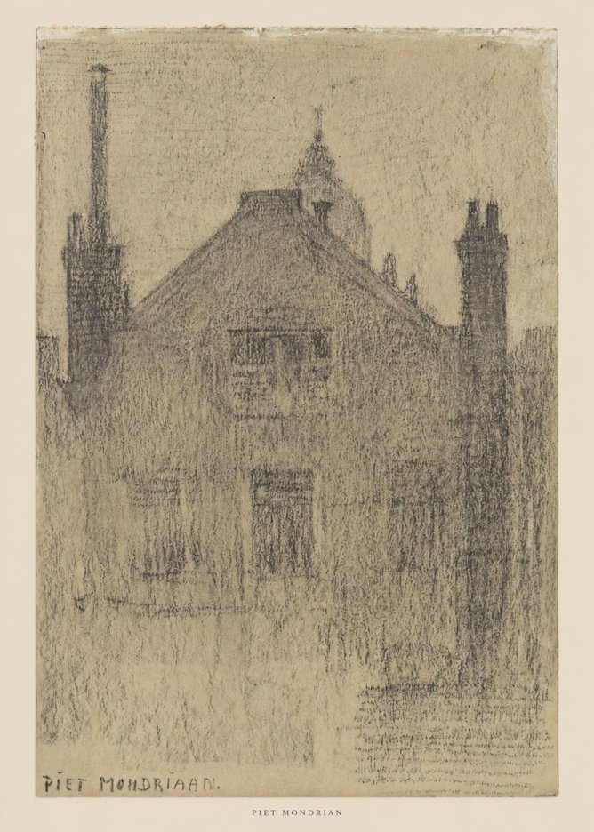 Piet Mondrian House Study No5 - Plakat