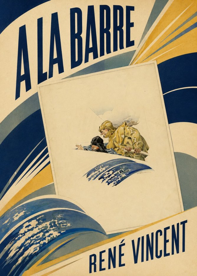 René Vincent A La Barre No5 - Plakat
