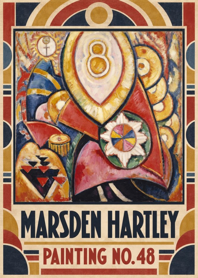 Marsden Hartley Painting No. 48 No1 - Plakat