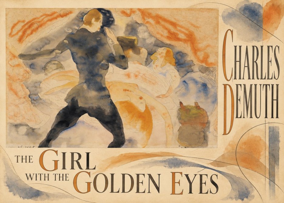 Charles Demuth The Girl with the Golden Eyes No5 - Plakat