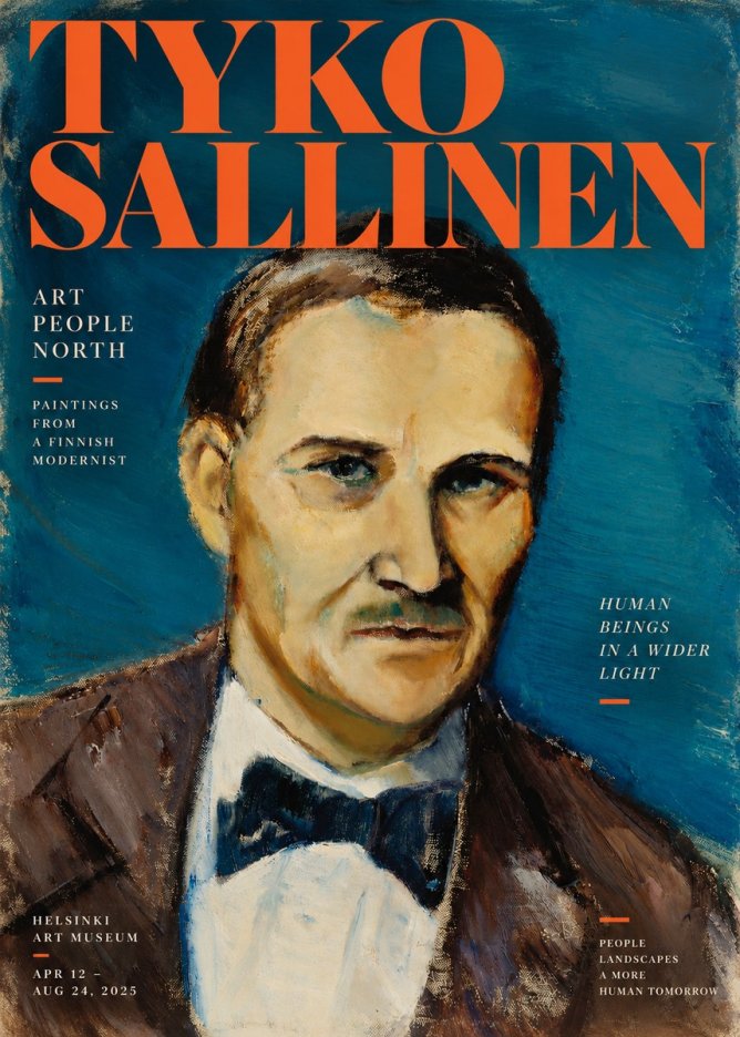 Tyko Sallinen Portrait of a Man I No2 - Plakat