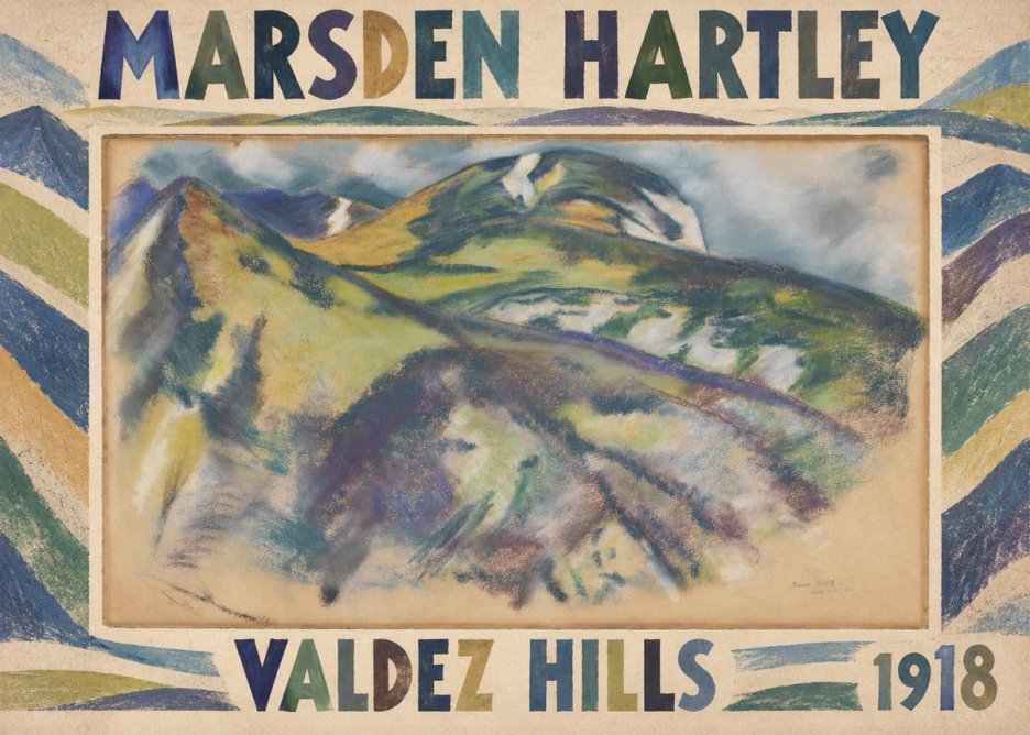 Marsden Hartley Valdez Hills No2 - Plakat