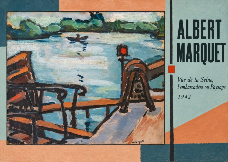 Albert Marquet Vue De La Seine, L'embarcadère Ou Paysage No2 - Plakat