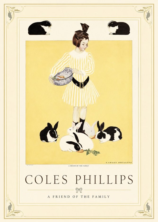 Coles Phillips A Friend of the Family No1 - Plakat