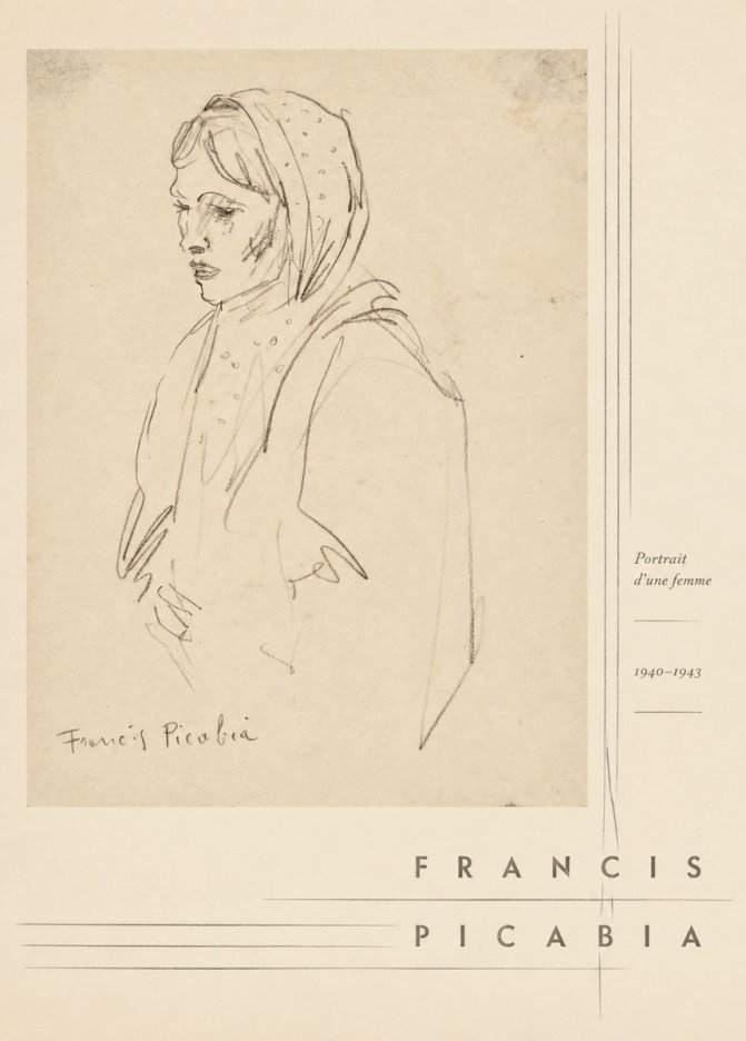 Francis Picabia Portrait D'une Femme No4 - Plakat