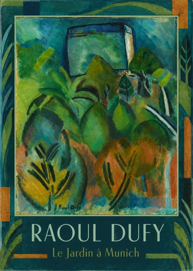 Raoul Dufy Le Jardin À Munich No1 - Plakat