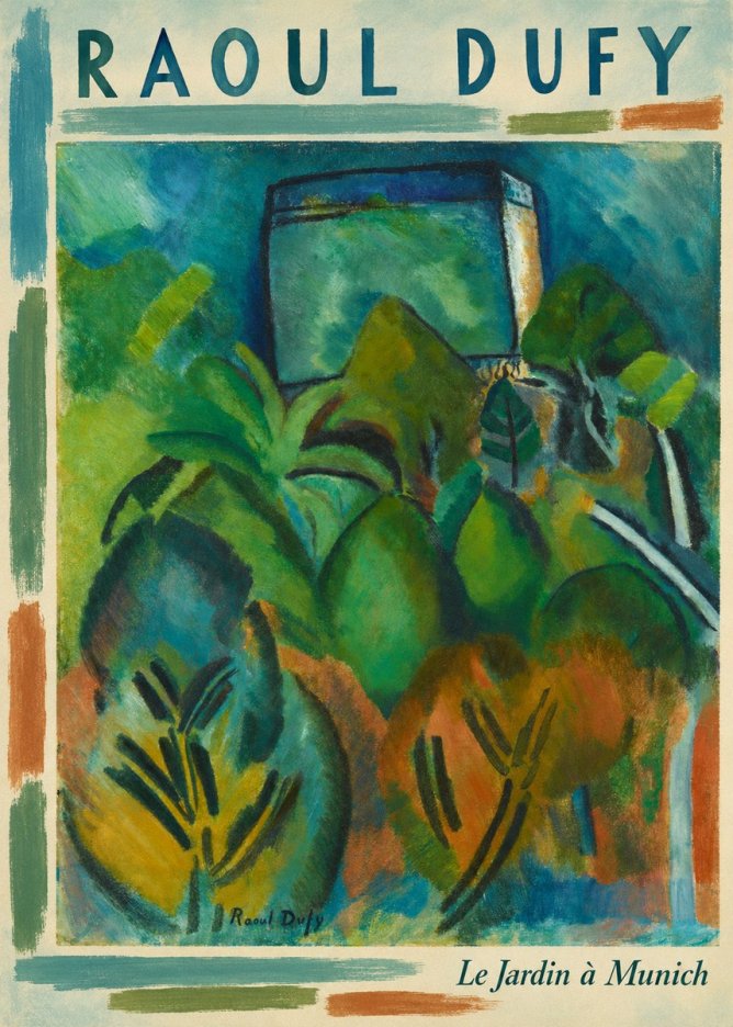 Raoul Dufy Le Jardin À Munich No5 - Plakat