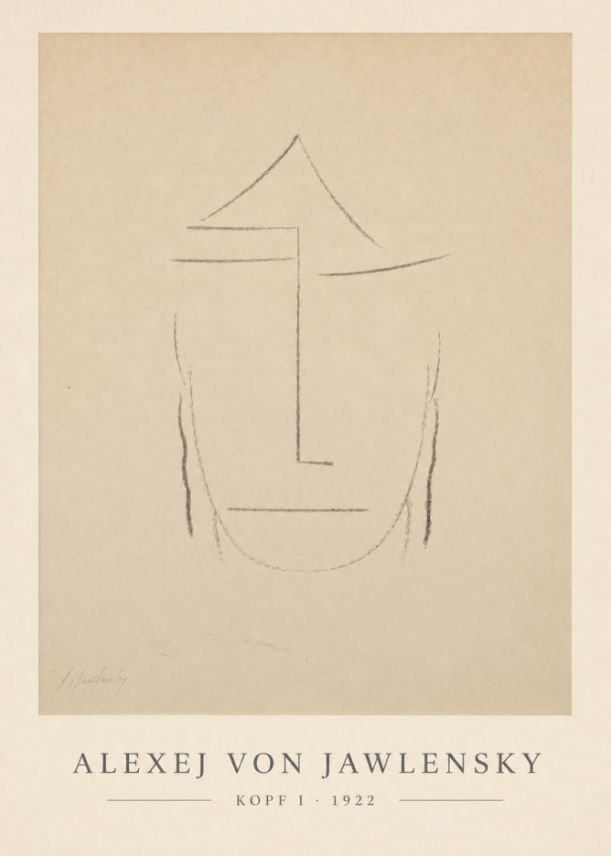 Alexej von Jawlensky Kopf I No6 - Plakat