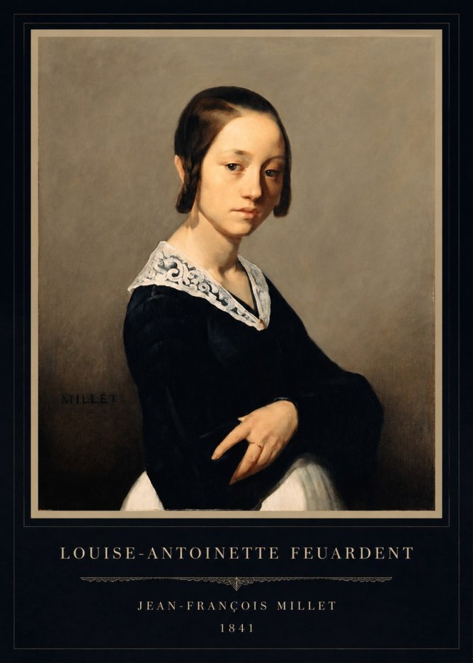 Jean-François Millet Louise-antoinette Feuardent No4 - Plakat