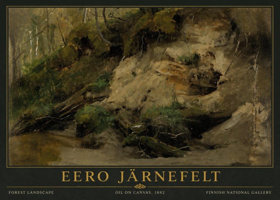 Eero Järnefelt Forest Landscape I No4 - Plakat