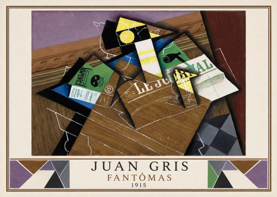 Juan Gris Fantômas II No1 - Plakat