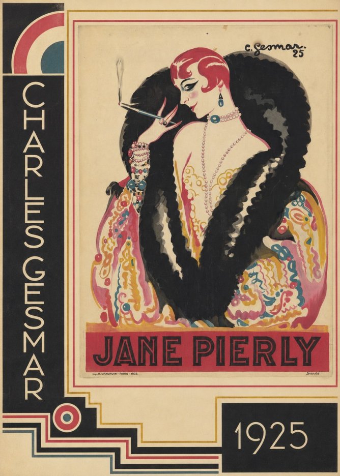 Charles Gesmar Jane Pierly No3 - Plakat