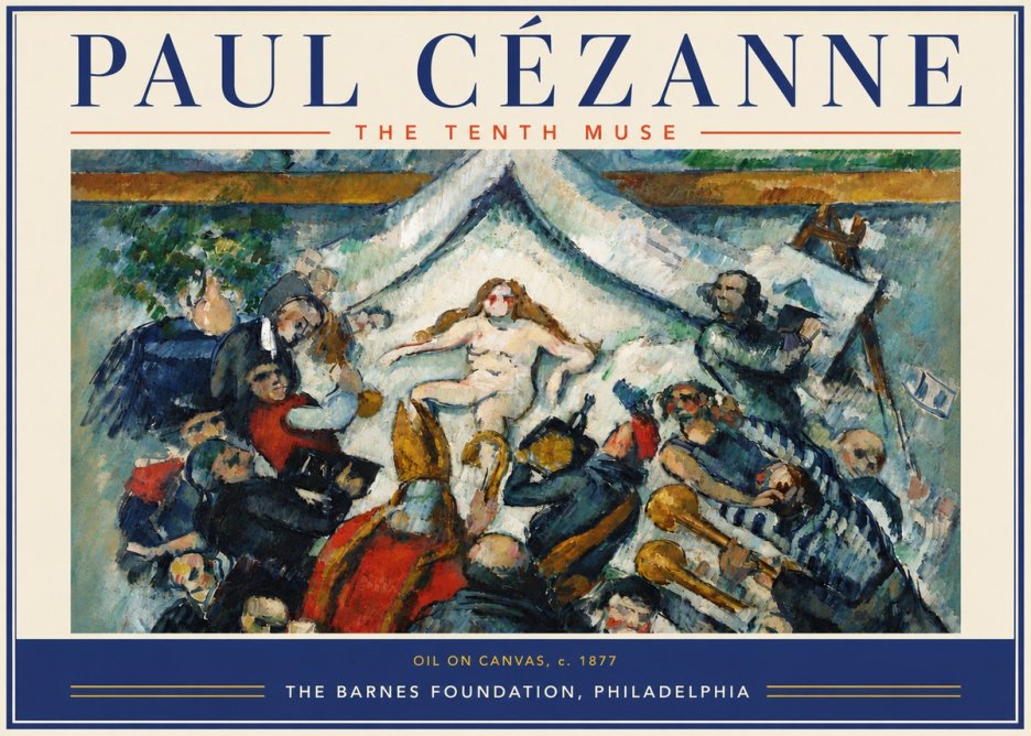Paul Cézanne The Tenth Muse No6 - Plakat