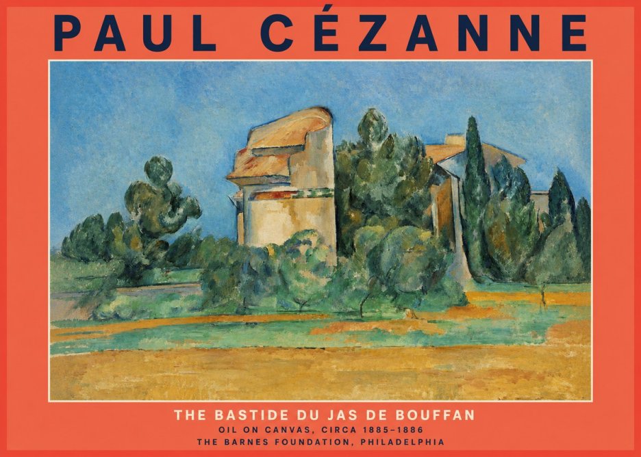 Paul Cézanne The Bastide Du Jas De Bouffan No2 - Plakat