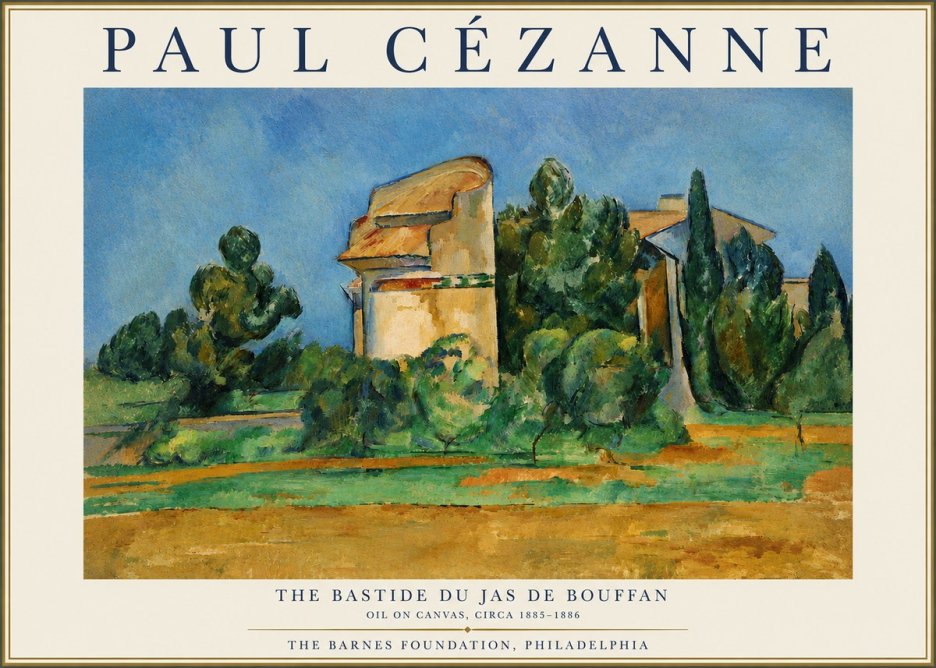 Paul Cézanne The Bastide Du Jas De Bouffan No3 - Plakat