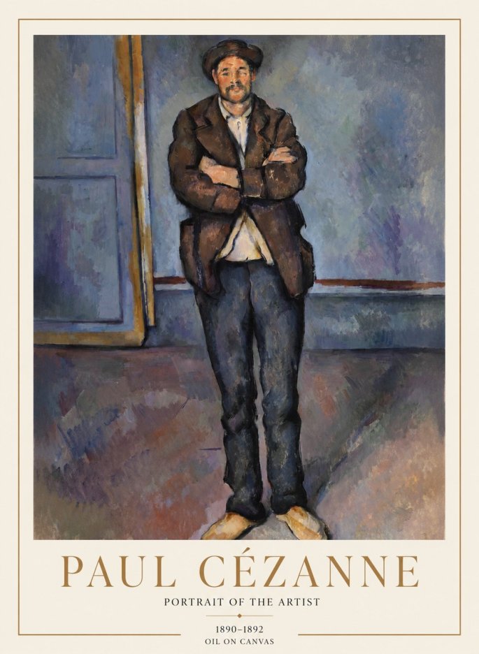Paul Cézanne Portrait of the Artist II No1 - Plakat