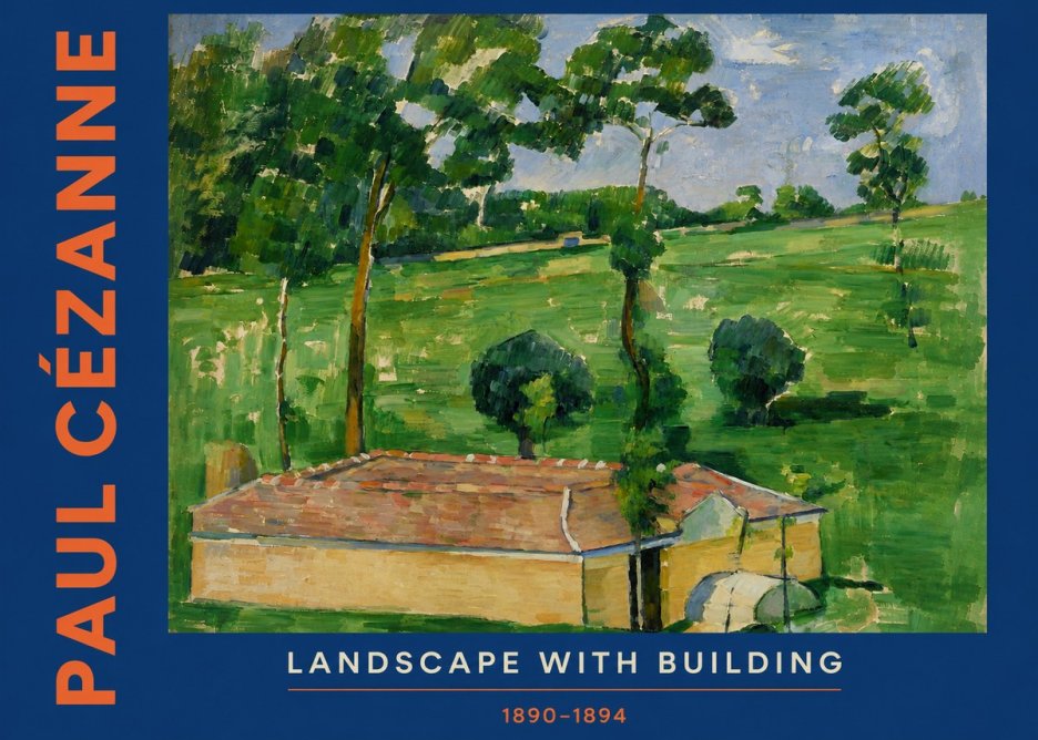 Paul Cézanne Landscape with Building No4 - Plakat