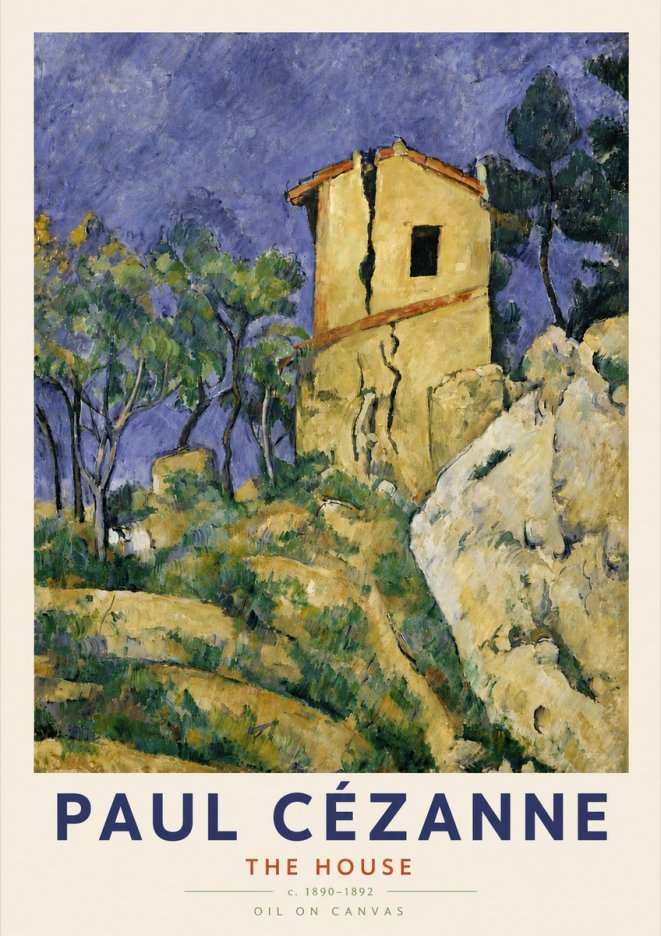 Paul Cézanne The House No4 - Plakat