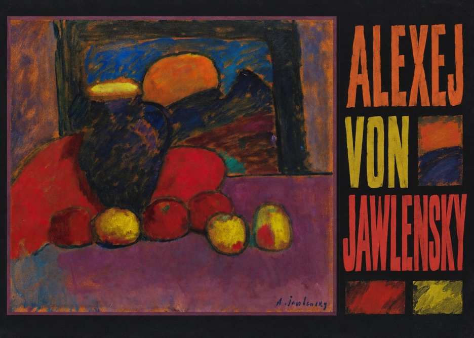 Alexej von Jawlensky Still Life with Vase and Fruit No4 - Plakat