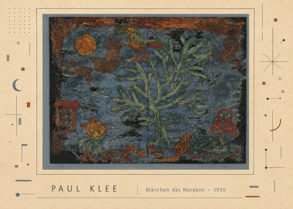 Paul Klee Märchen Des Nordens No2 - Plakat