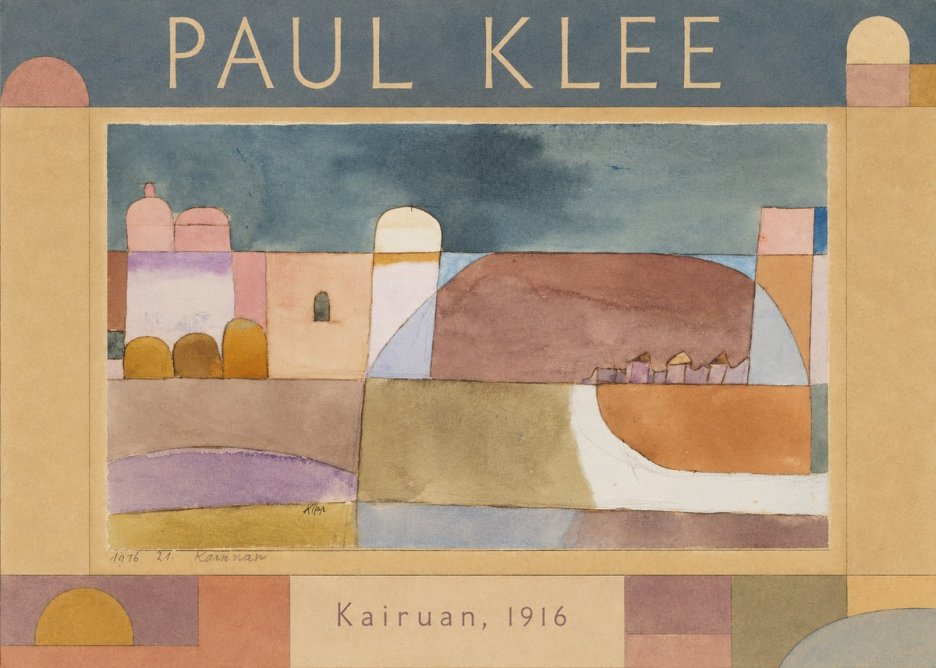 Paul Klee Kairuan, 1916 No3 - Plakat