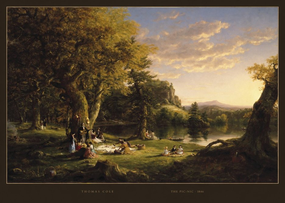 Thomas Cole The Pic-nic I No6 - Plakat