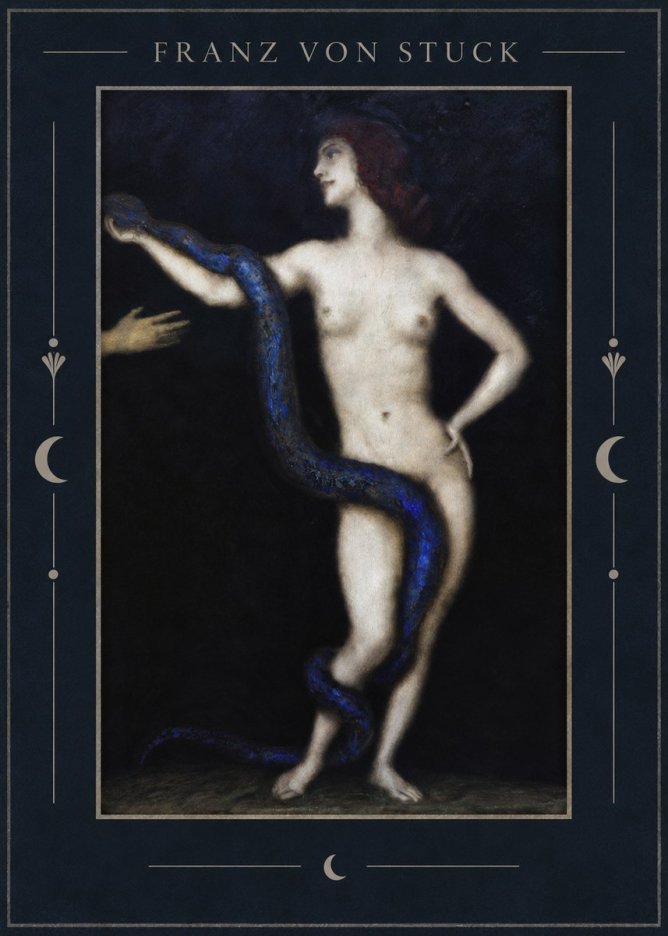 Franz von Stuck Sin No5 - Plakat