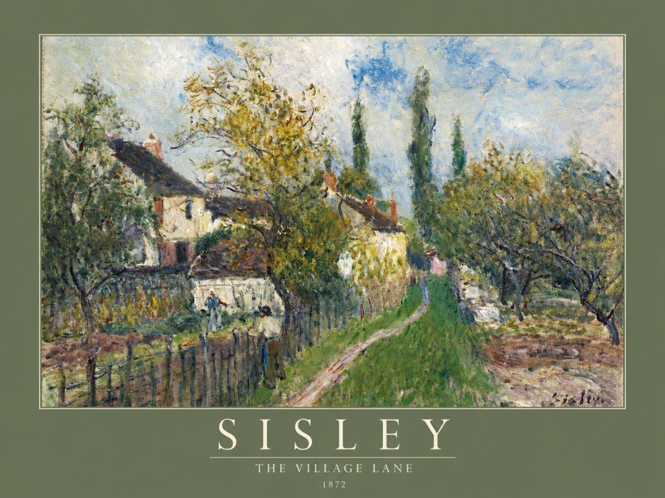 Sisley The Village Lane No2 - Plakat
