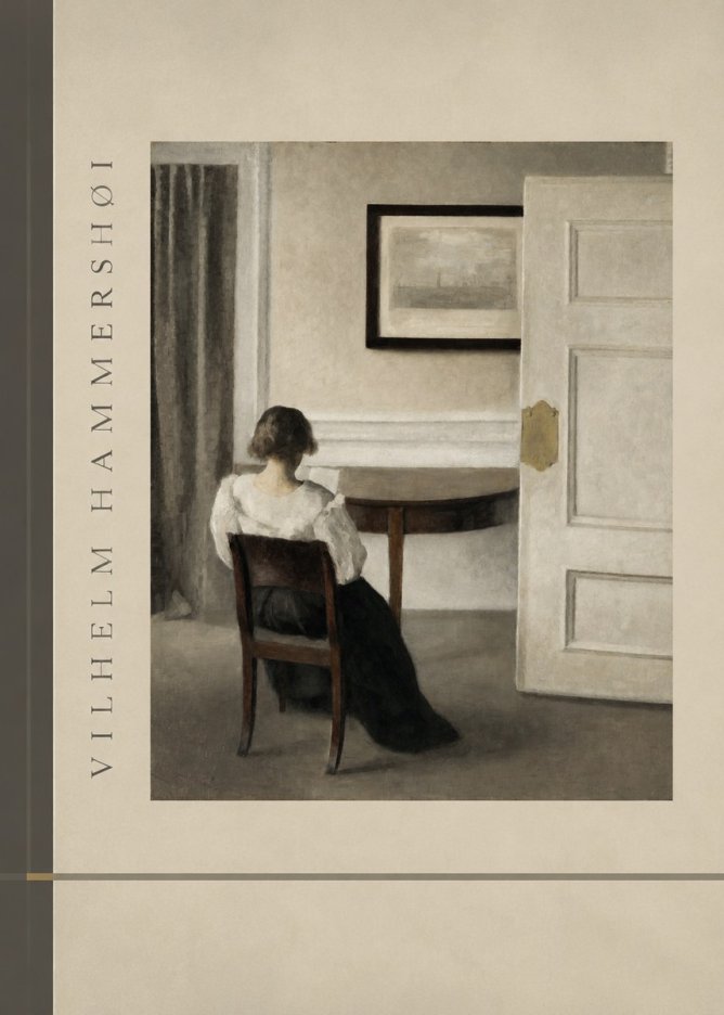 Vilhelm Hammershøi Interior with a Woman, Strandgade 30 No2 - Plakat