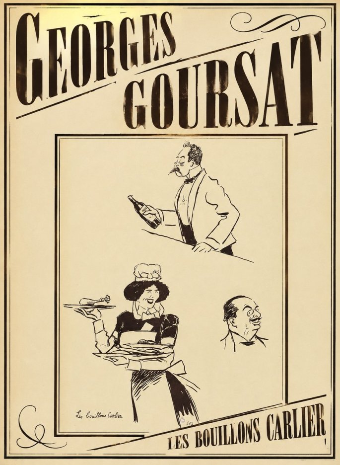 Georges Goursat Les Bouillons Carlier I No3 - Plakat